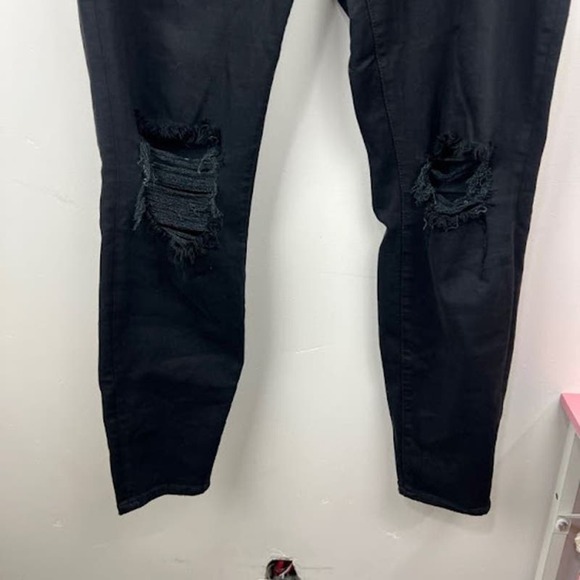 Good american black denim good legs Plus size 18 distressed jeans - Picture 3 of 7